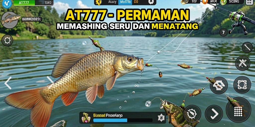 Tangkapan ikan besar dengan latar belakang pemandangan laut yang indah.