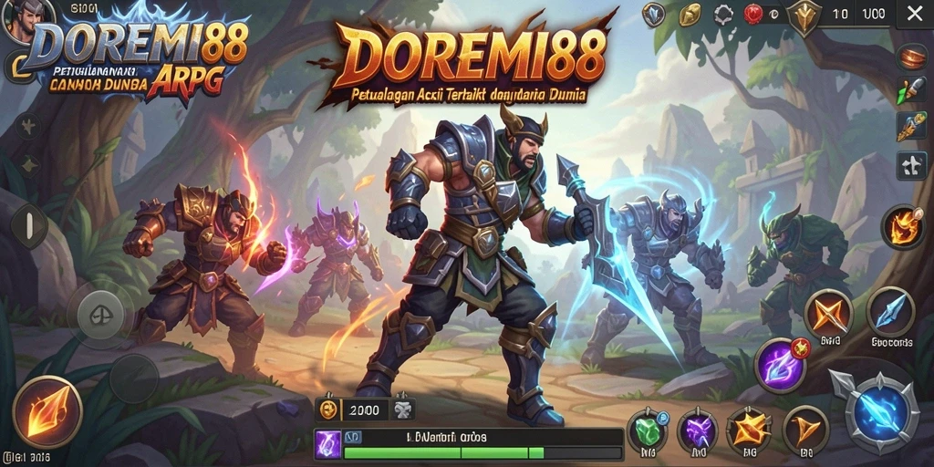 Menampilkan aksi seru dan grafik memukau dalam DOREMI88.