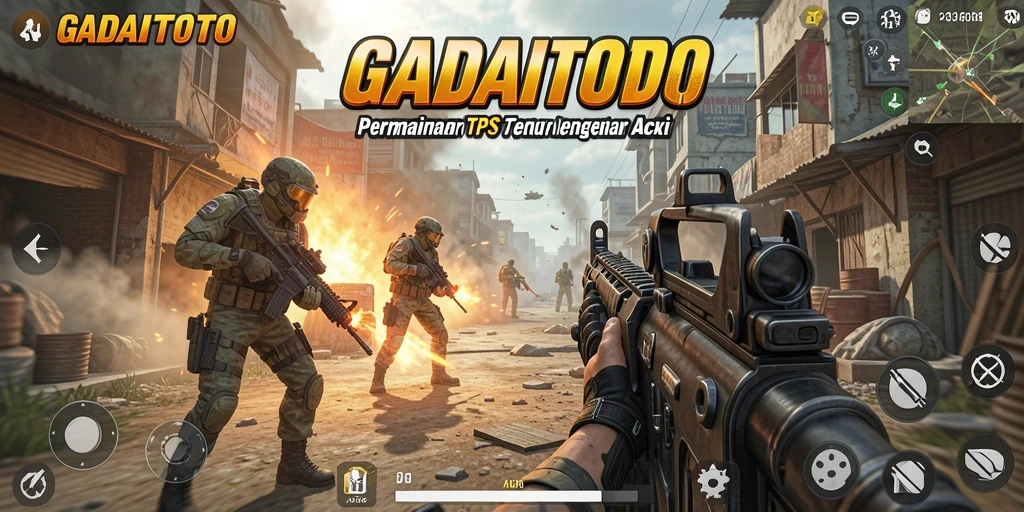 Tampilan gameplay GADAITOTO yang penuh aksi dan intens.