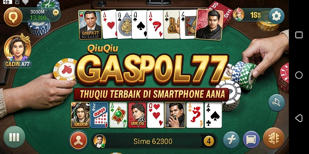 Tampilan gameplay seru dari GASPOL77 yang menunjukkan aksi QiuQiu.