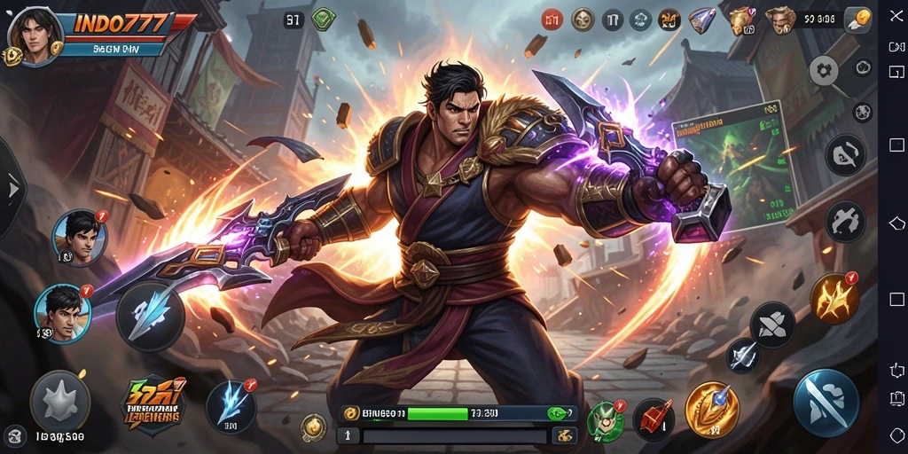 Tampilan gameplay seru dan menegangkan di INDO777.
