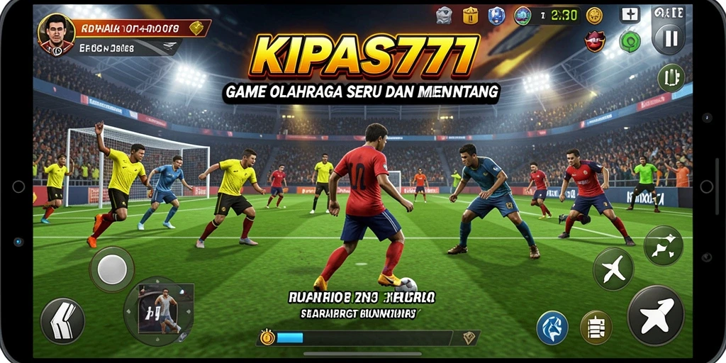 Screenshot menunjukkan aksi mendebarkan dari gameplay olahraga KIPAS777.
