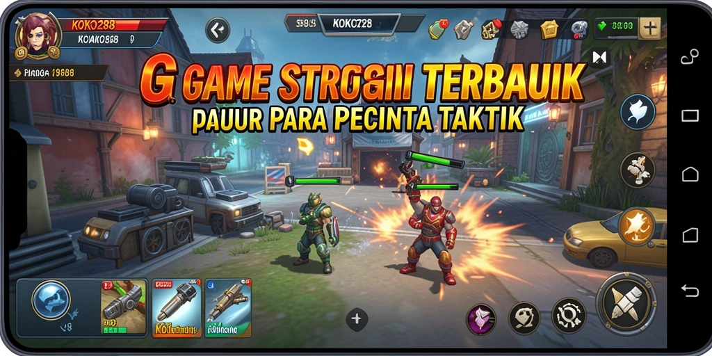 Tampilan gameplay KOKO288 dengan strategi mendalam dan grafis menarik.