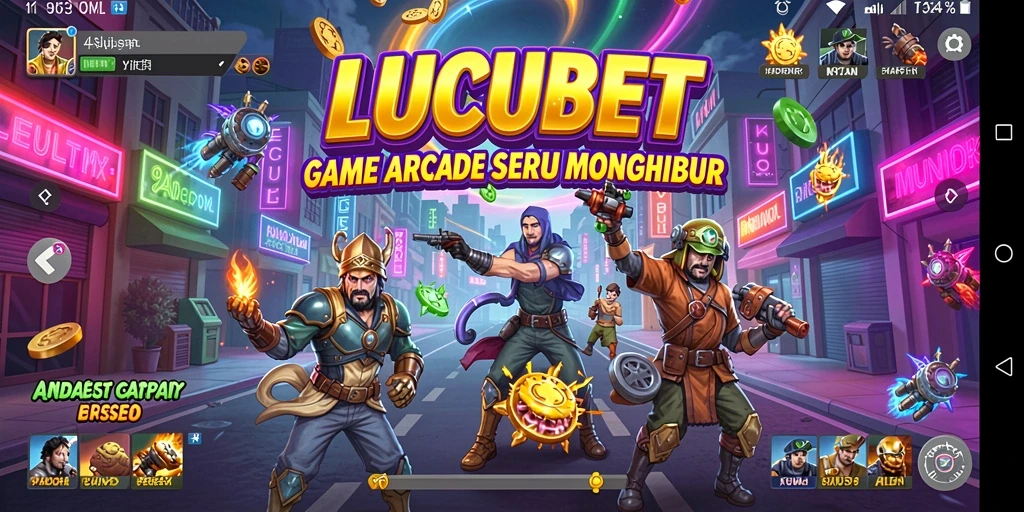 Tangkapan layar gameplay LUCUBET yang menampilkan aksi seru dan cepat.