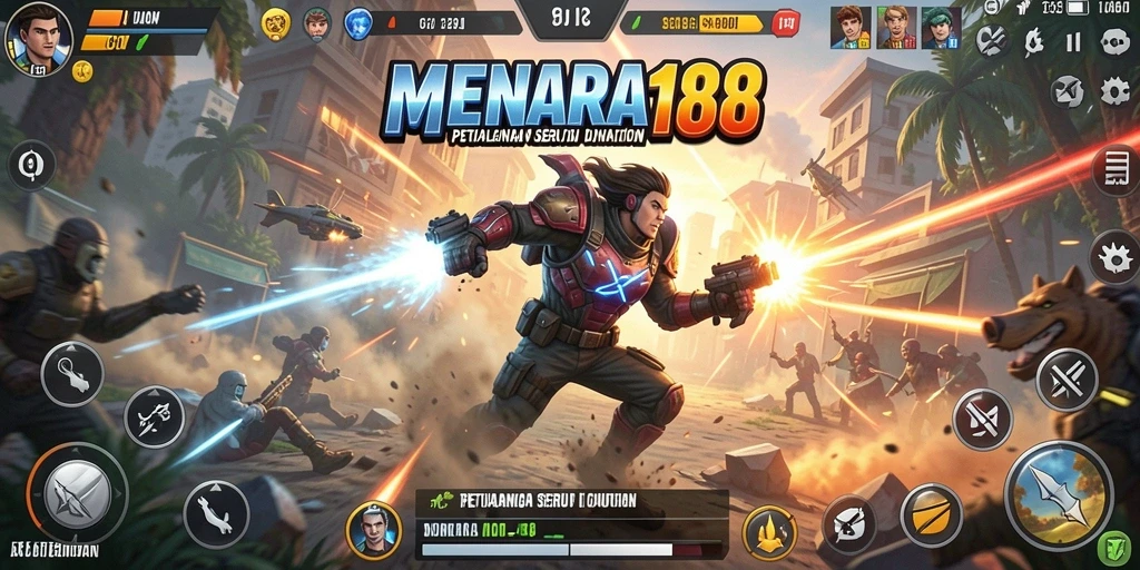 Tampilan seru dari gameplay MENARA188 dengan aksi mendebarkan.