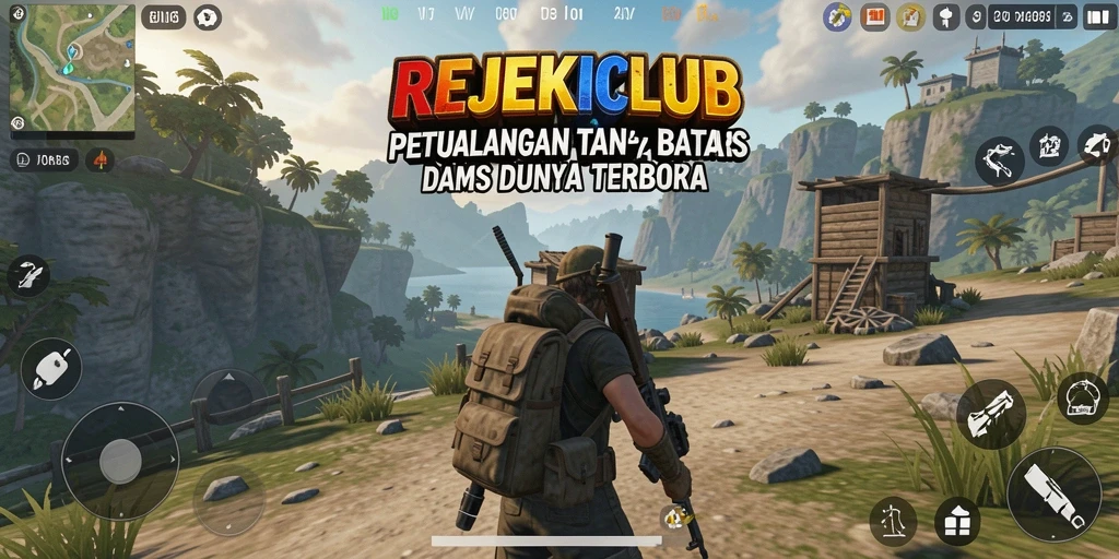 Tampilan gameplay REJEKICLUB dalam dunia terbuka yang menakjubkan.