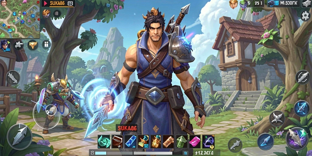 Tampilan menakjubkan dari gameplay SUKA86 dalam dunia MMORPG.